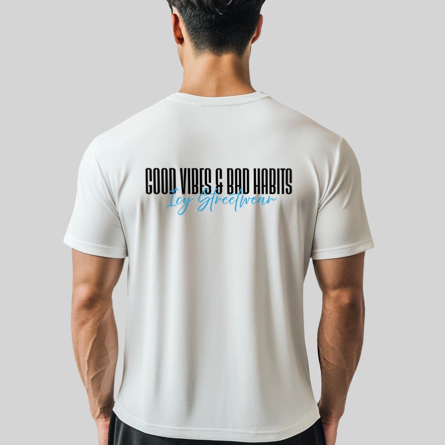 Good Vibes & Bad Habits T-Shirt - ICY Streetwear