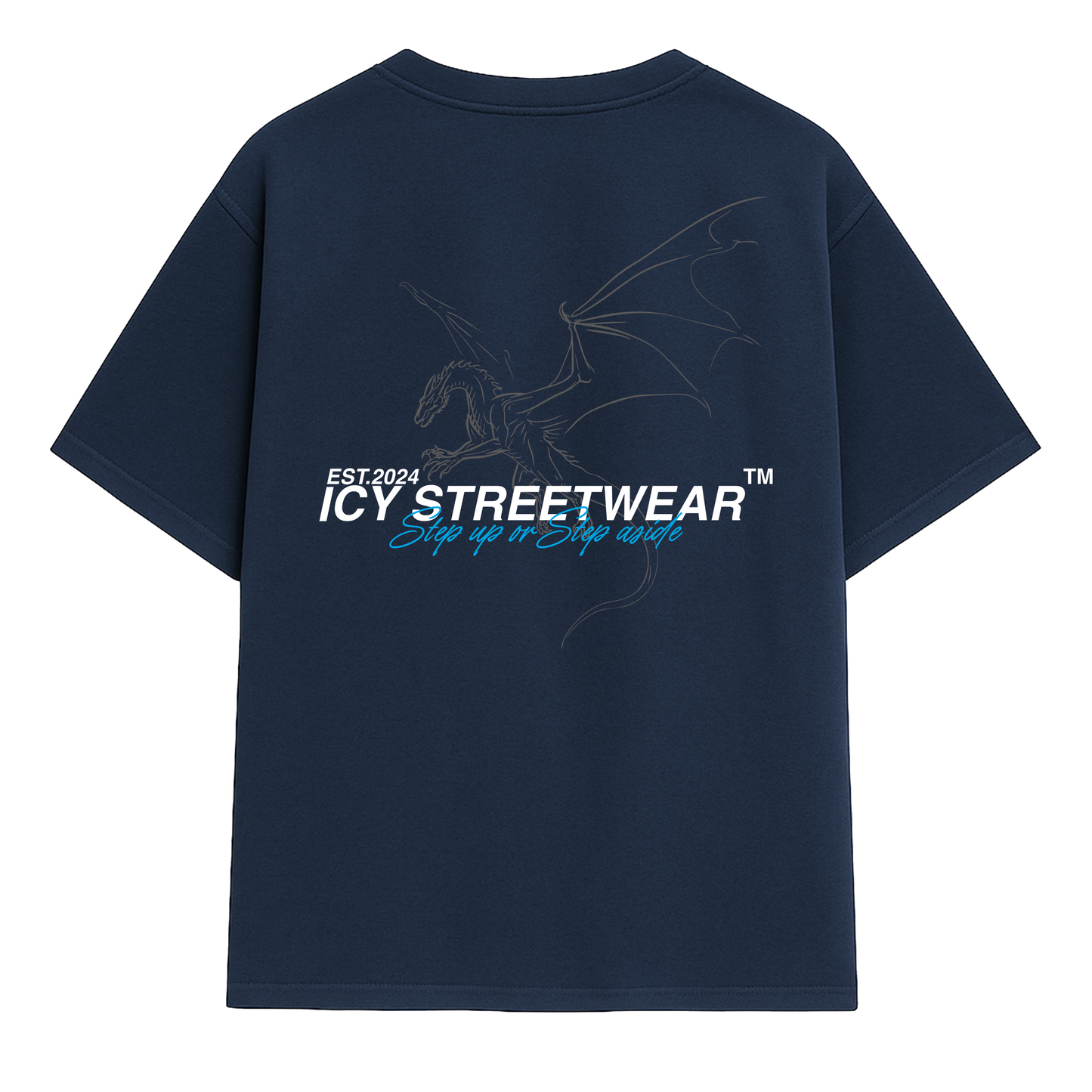 Dragon Spirit Tee / Light Navy