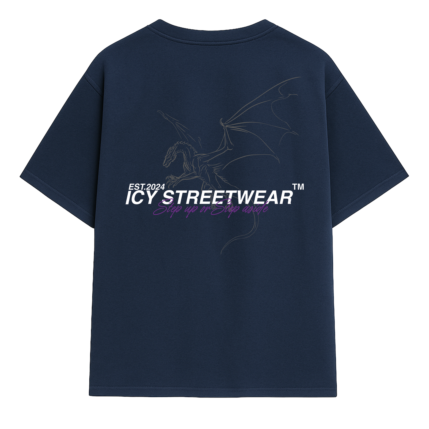 Dragon Spirit Tee / Light Navy
