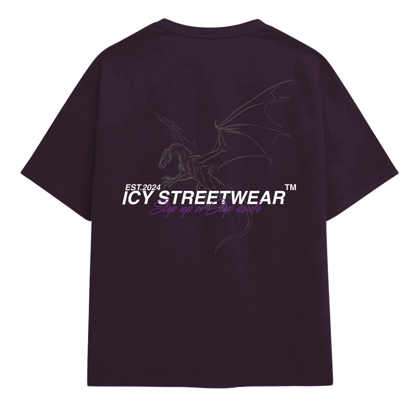 Dragon Spirit Tee / Plum Purple
