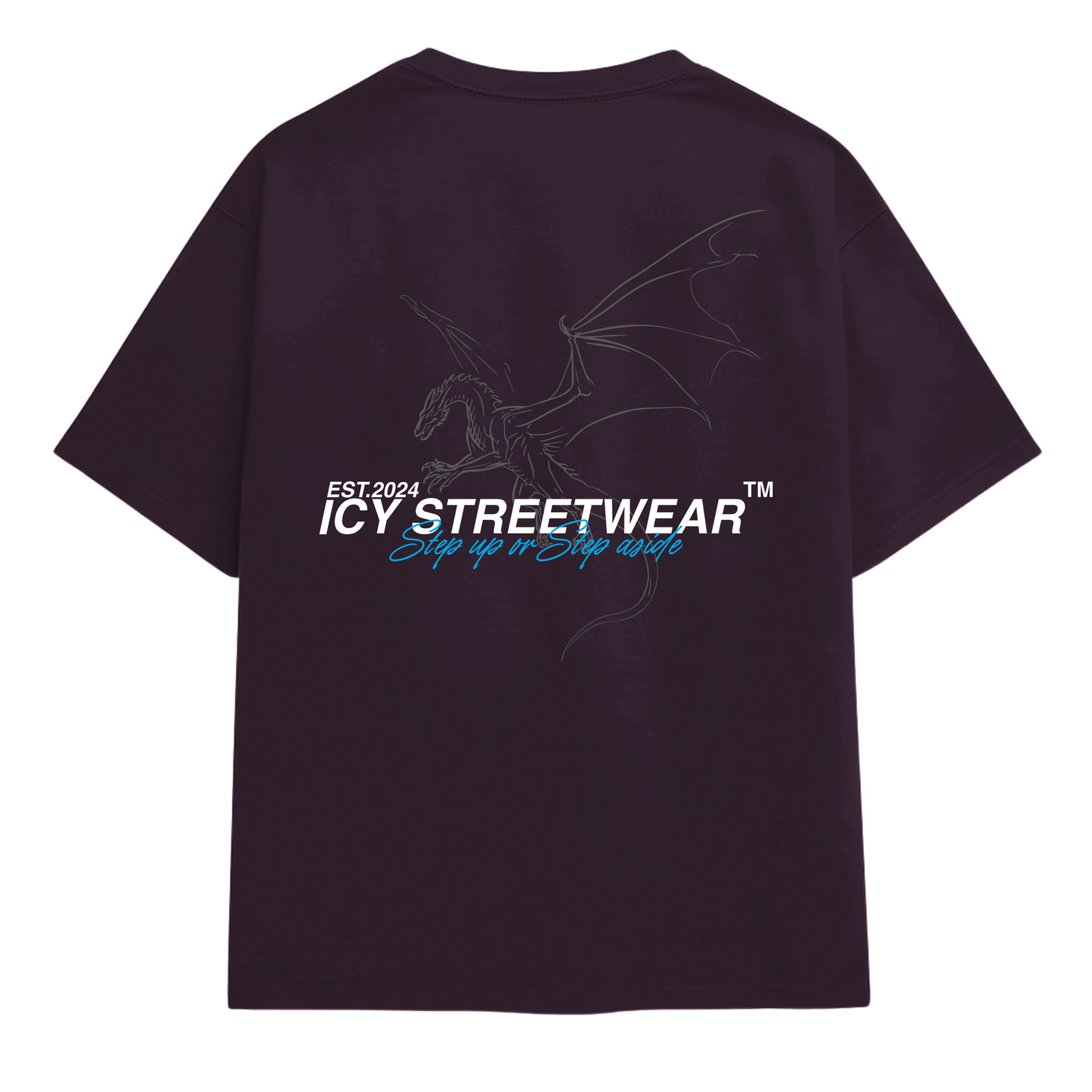 Dragon Spirit Tee / Plum Purple